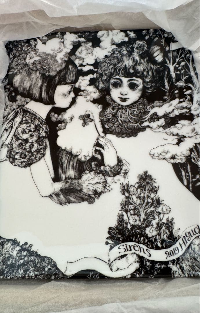 ヒグチユウコ展 テーブルウェア 23cm 角皿 Sirens