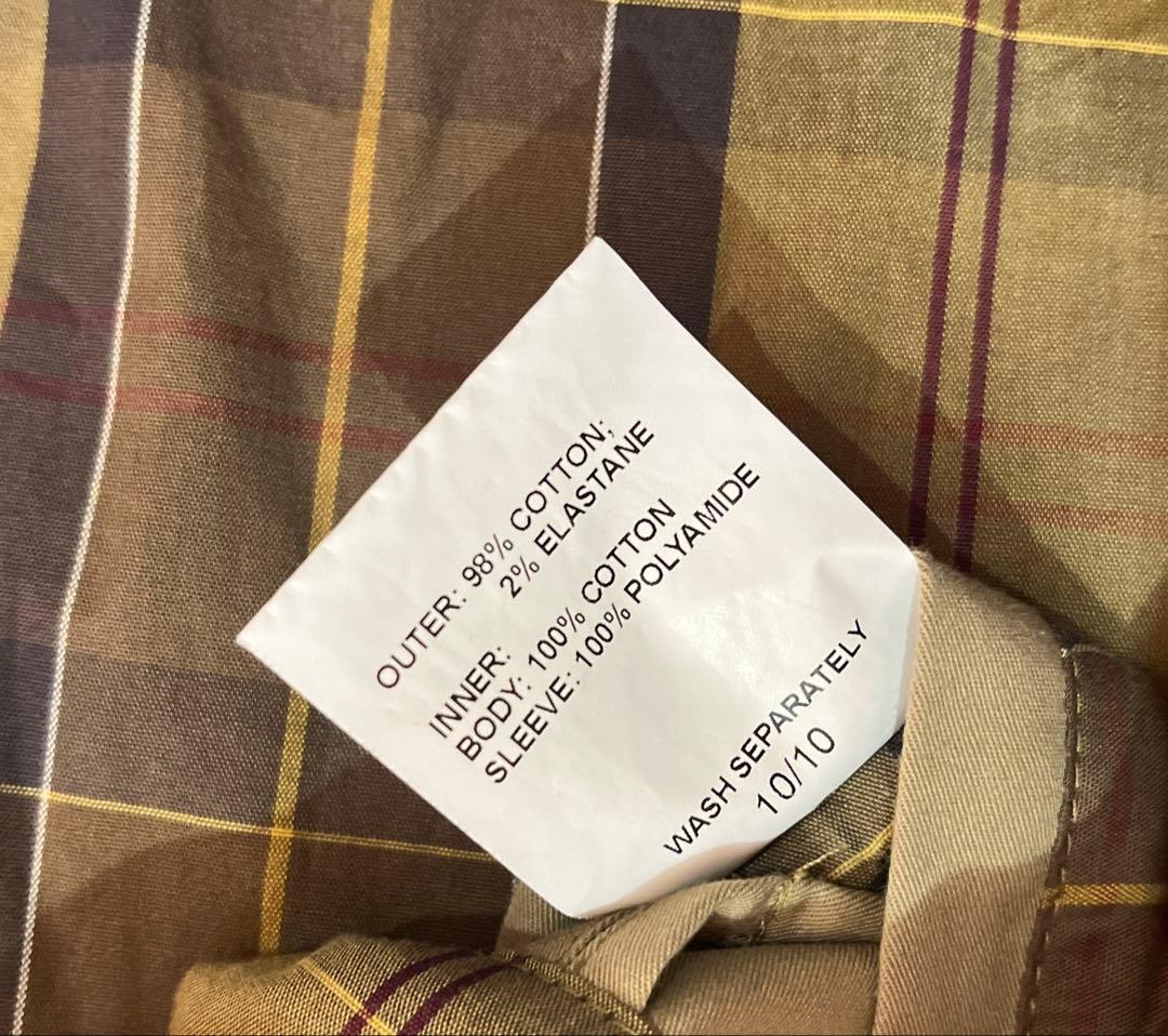 あ*ー様 美品　Barbour バブアー　スイングトップ　ハリントンジャケット