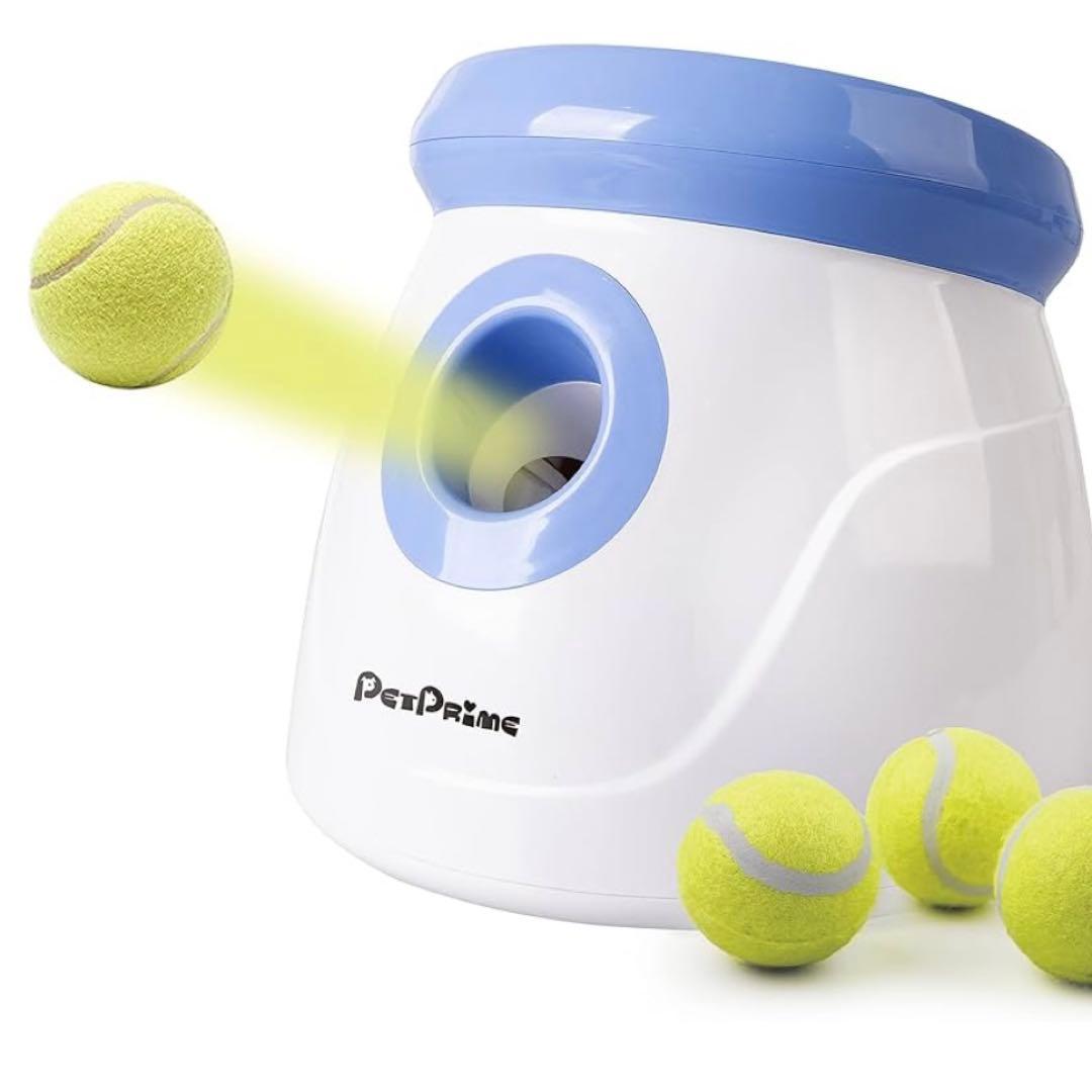 Pet Prime ボールランチャー 犬 おもちゃ 投球機 ミニテニスボール付き