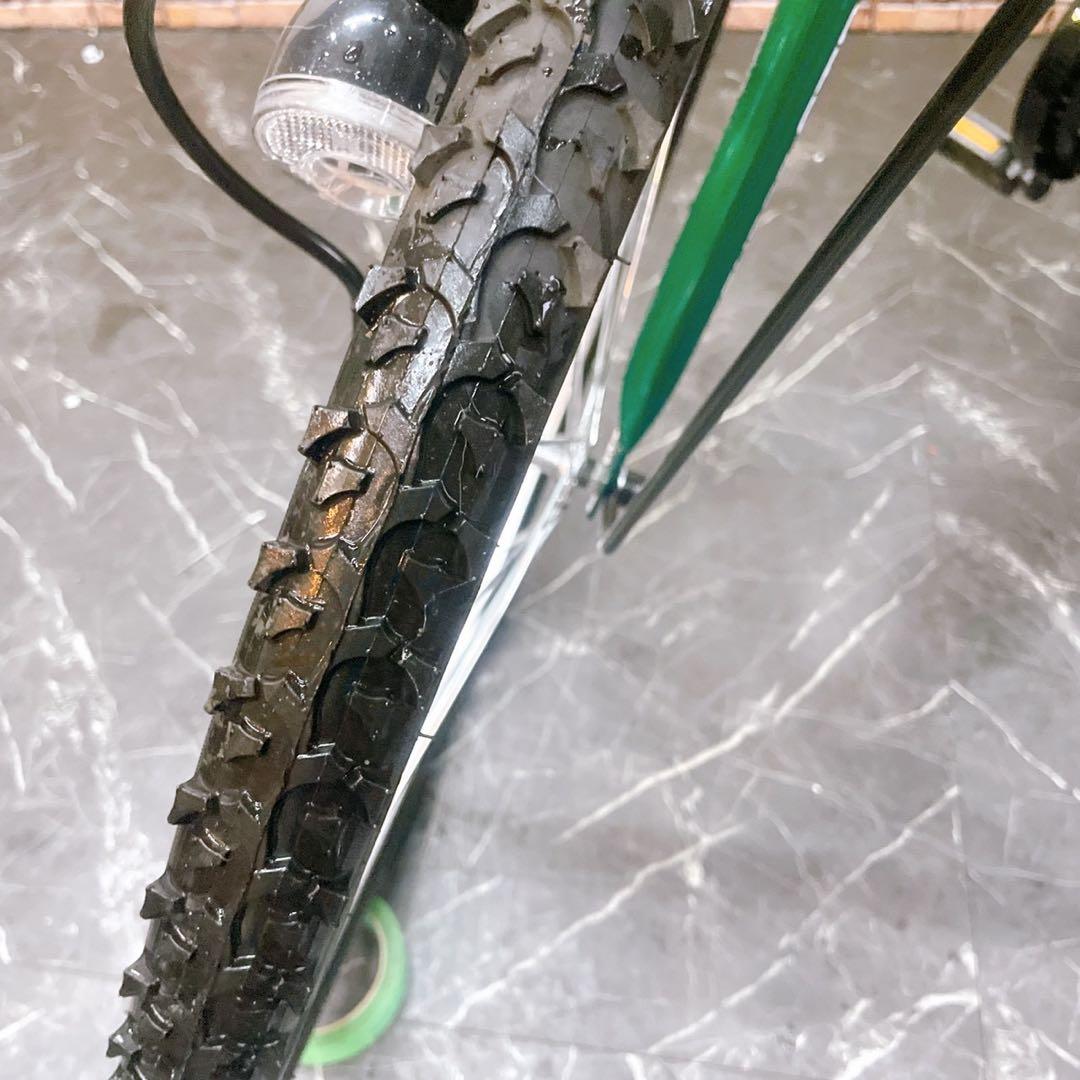 【25】子供用自転車 子供車 TACKLE BOY グリーン 26インチ