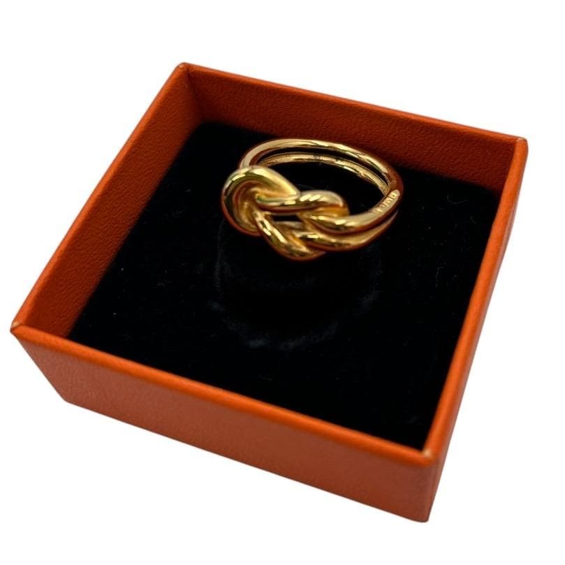 【真贋査定済】【新品未使用】エルメス シェーヌダンクル スカーフリング 箱付き