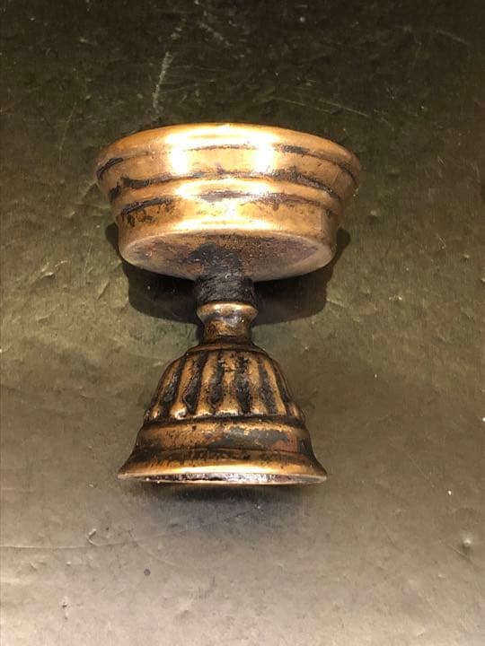 K107 チベット 酥油灯燭台 スー油灯