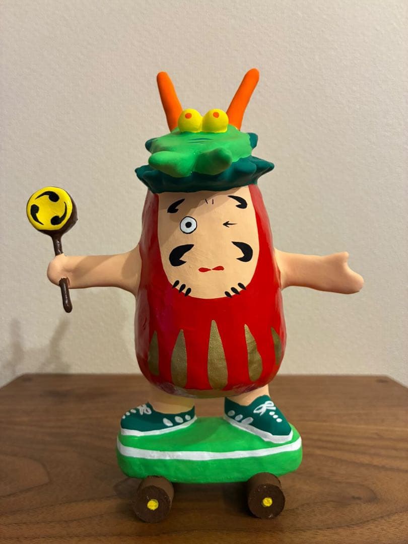 スケボーダルマ 干支 辰 タツ(大サイズVer.2)寿印