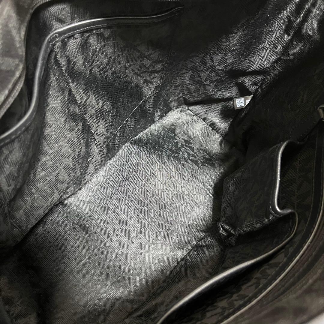 未使用級 マイケルコース トートバッグ 肩掛け 大容量 A4◎ MKシグネチャー