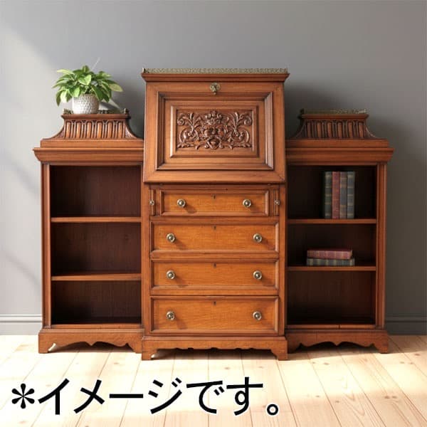 イギリスアンティーク ライティングビューロー　サイドボード　トレバーページ