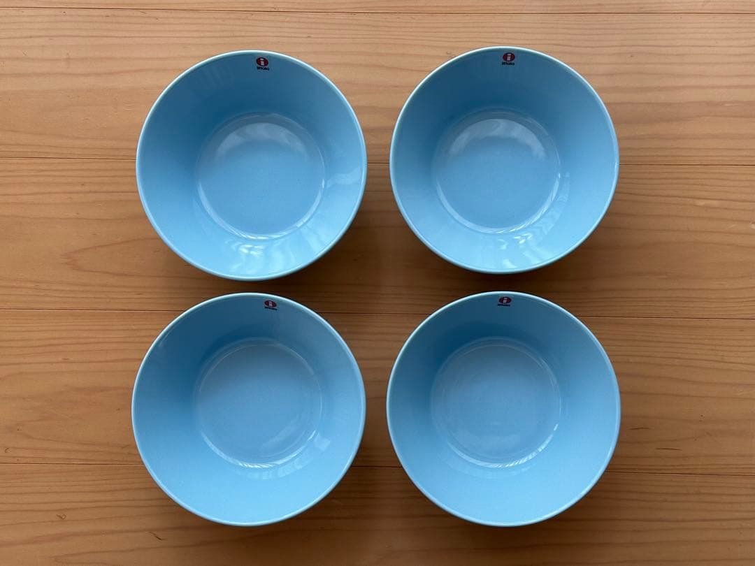  Teema ライトブルー ボウル 4個セット