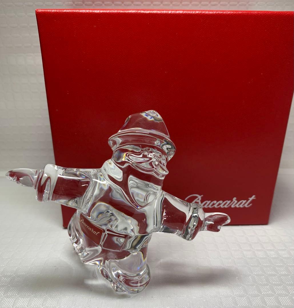 美品　バカラ　スノーマン　箱付き
