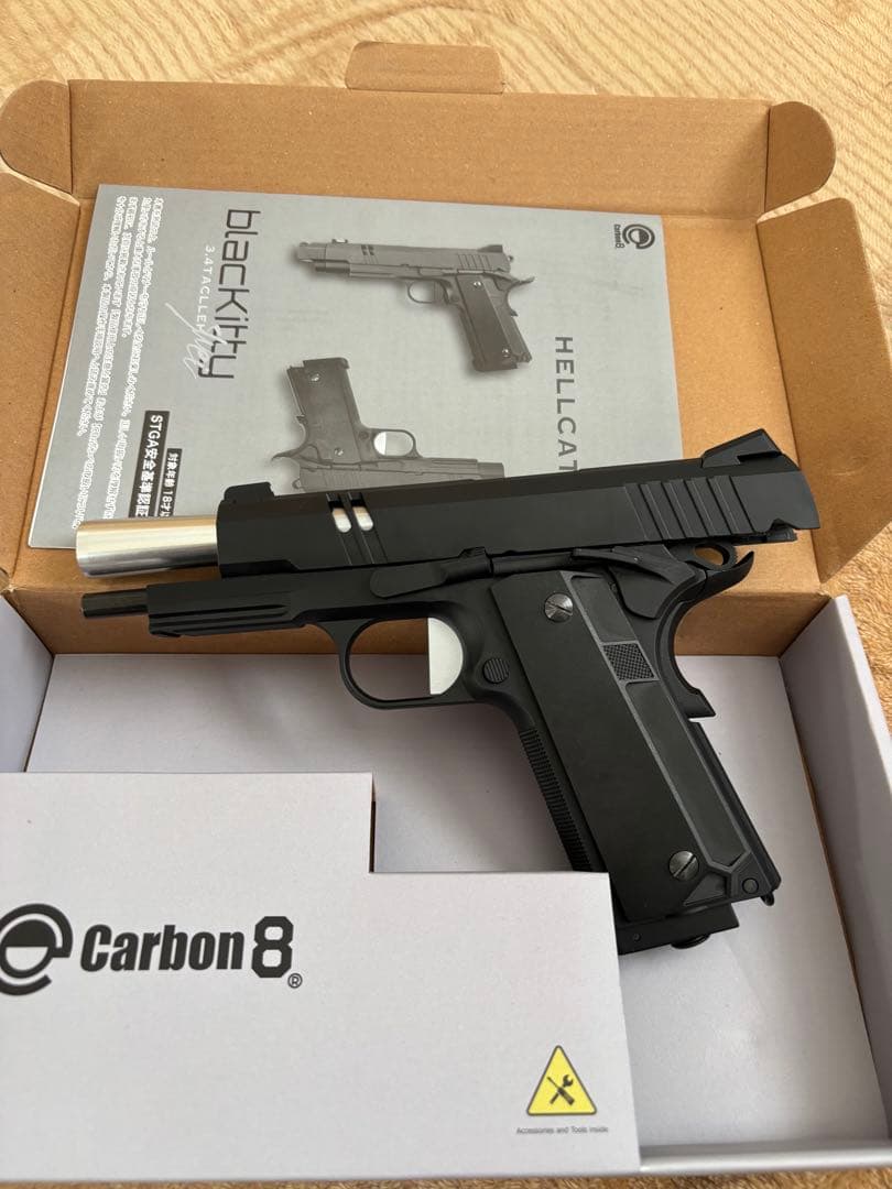 Carbon8 Hellcat4.3 ガスガン ブラック