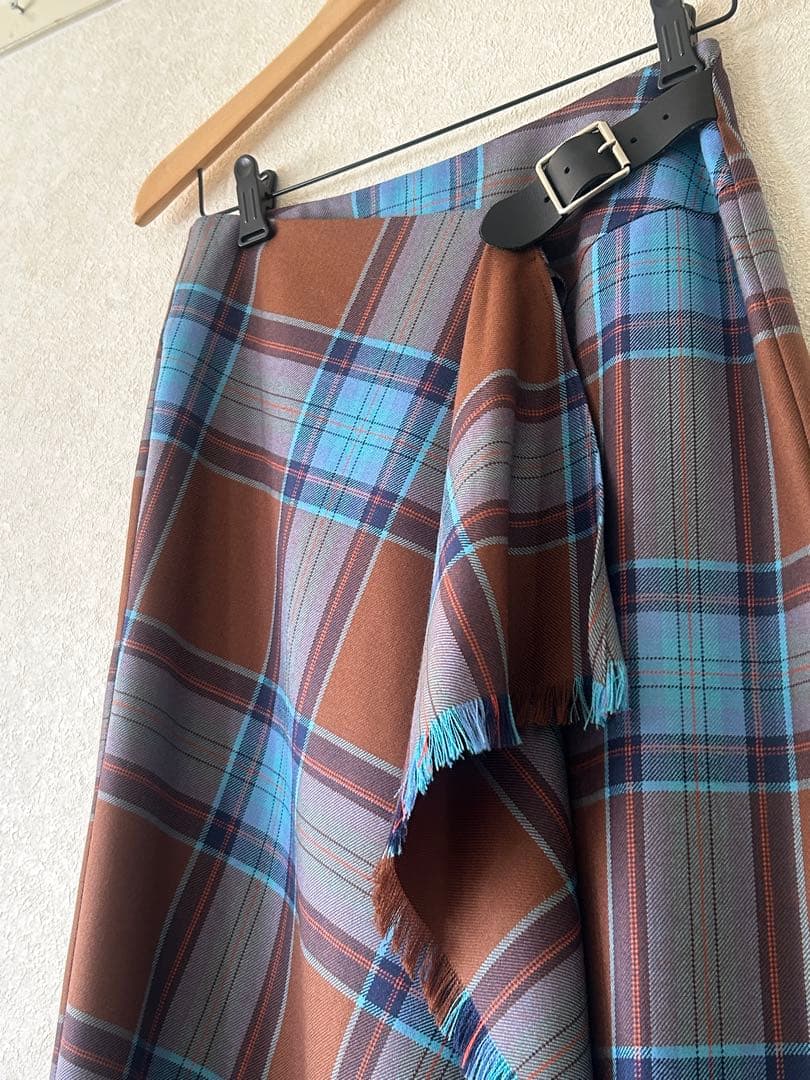 【極美品】O'neil of Dublin キルトスカート　ウール100%