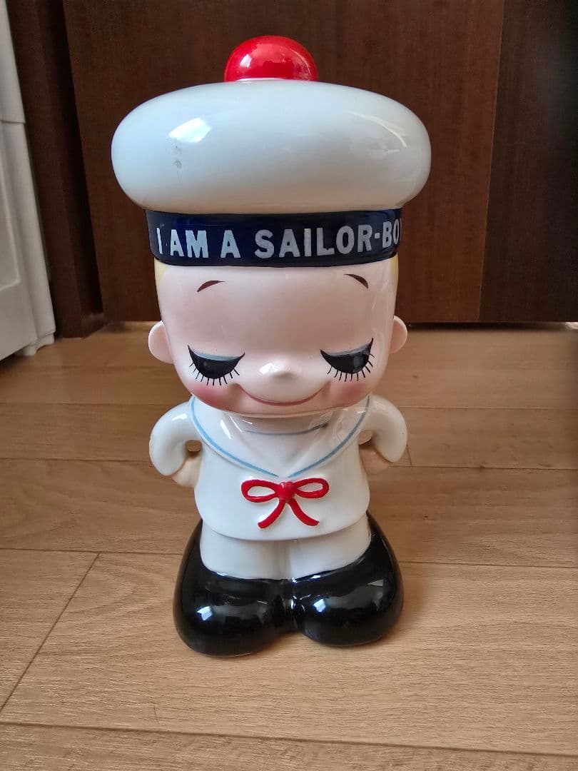 セーラー服 水兵 陶器 貯金箱 内藤ルネ