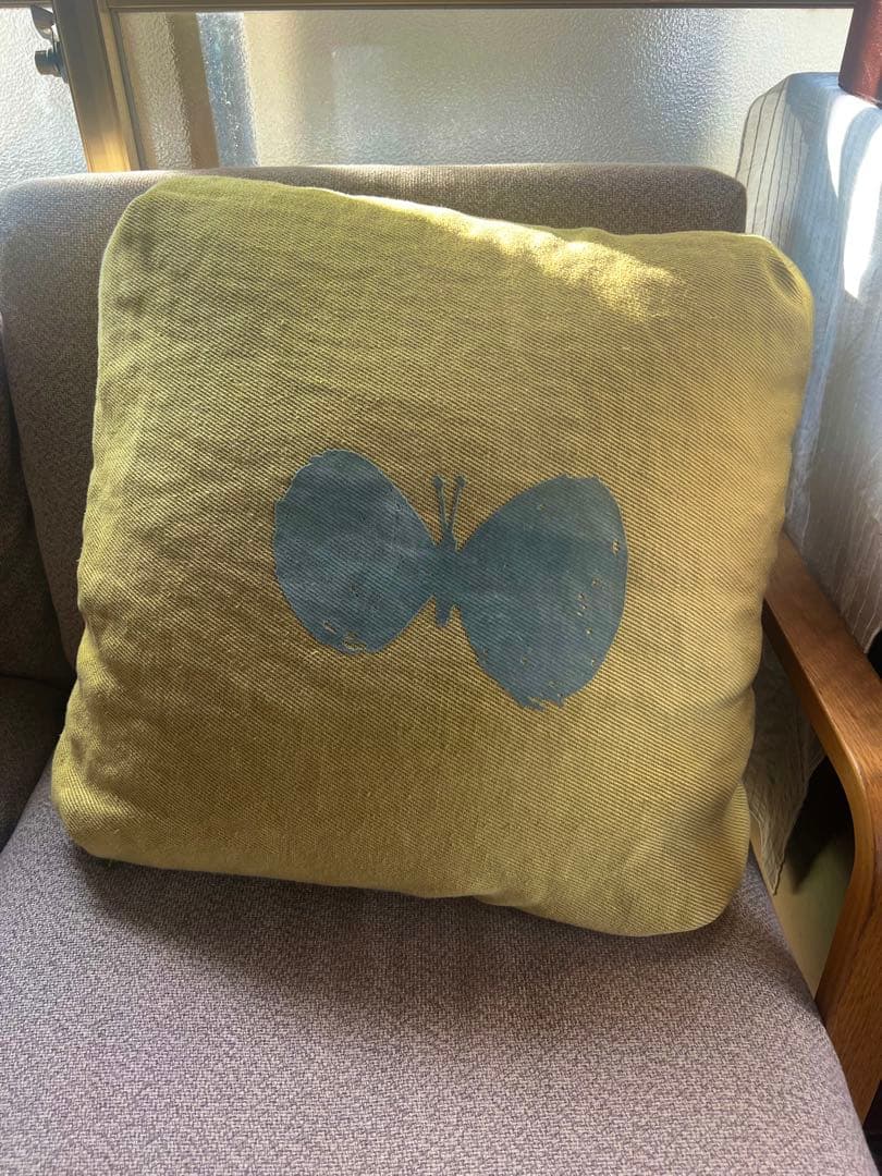 ミナペルホネン　蝶　ちょう　クッションカバー