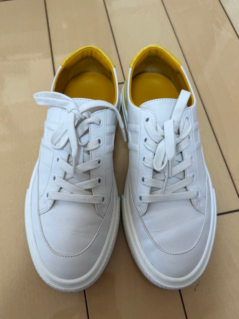 エルメス　レザースニーカー　38 1/2