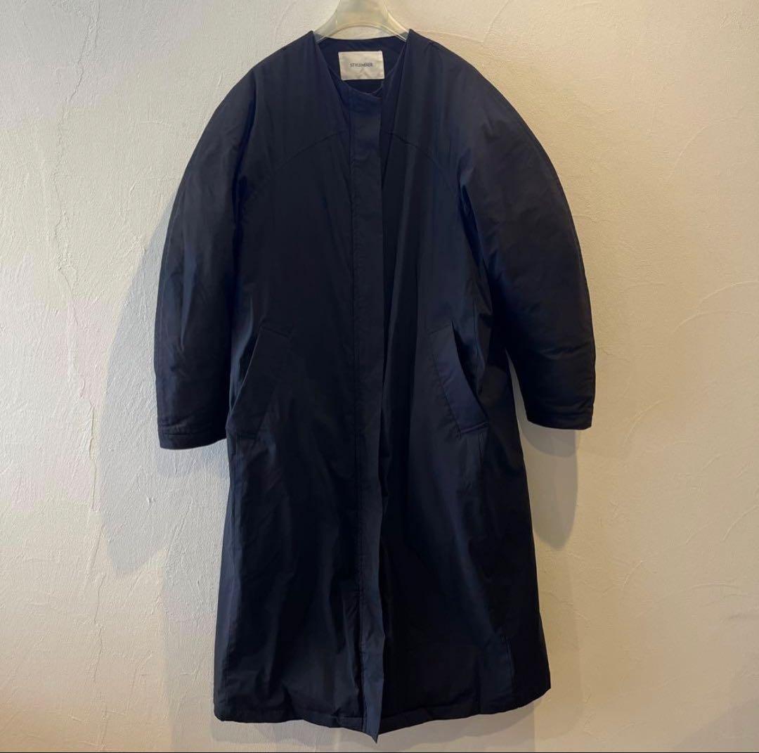 STYLEMIXER ビッグショール付き中綿ロングコート