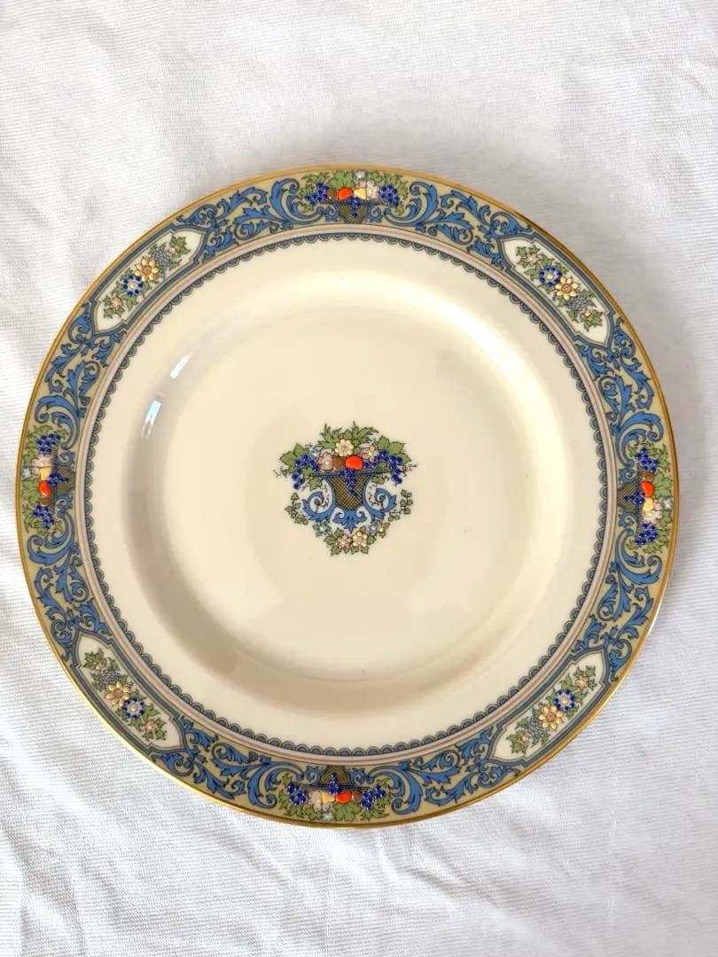 Lenox Autumn USA 金縁 ディナープレート6枚 美品