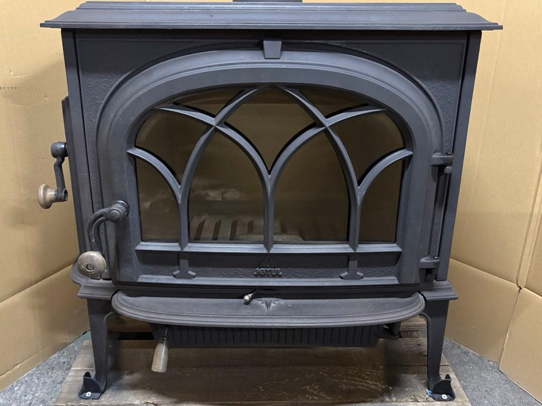薪ストーブ ヨツール F500 黒 中古品 メンテナンス品