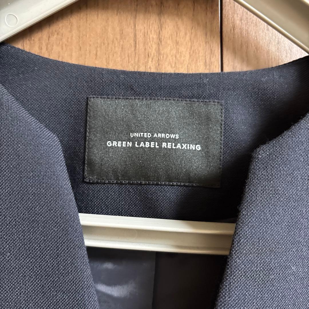 GREEN LABEL RELAXING ビジネスジャケット ネイビー