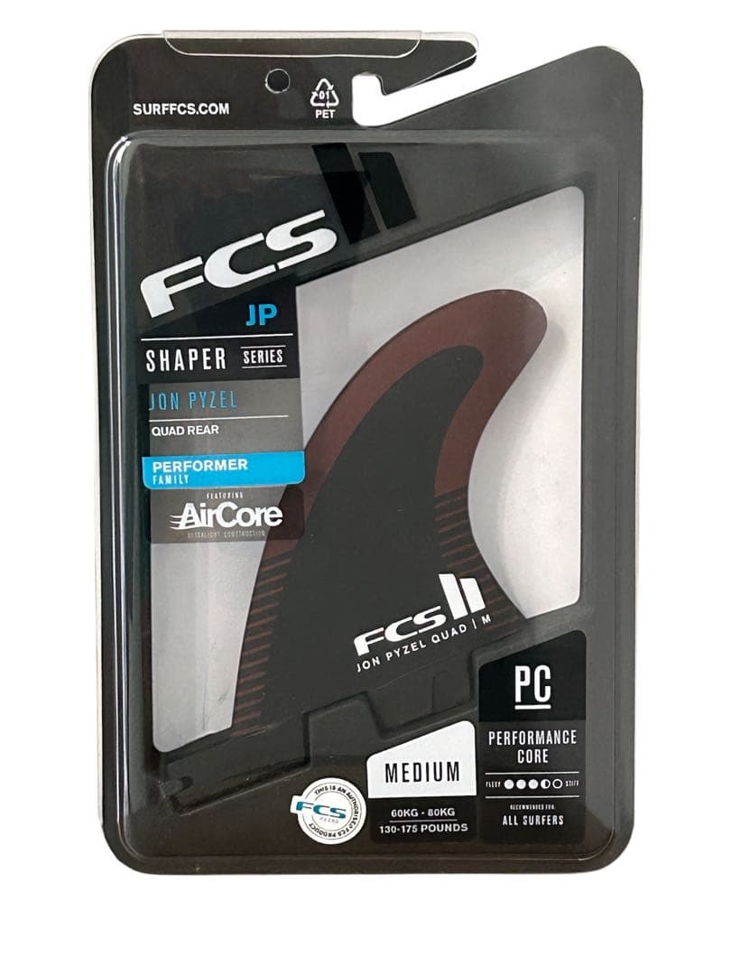 FCS2 JP(ジョン パイゼル)クワッドリア フィン Mサイズ