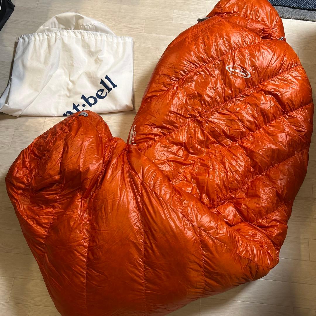 mont-bell ダウンハガー　#1 アルパイン　収納袋欠品　ダウンシュラフ