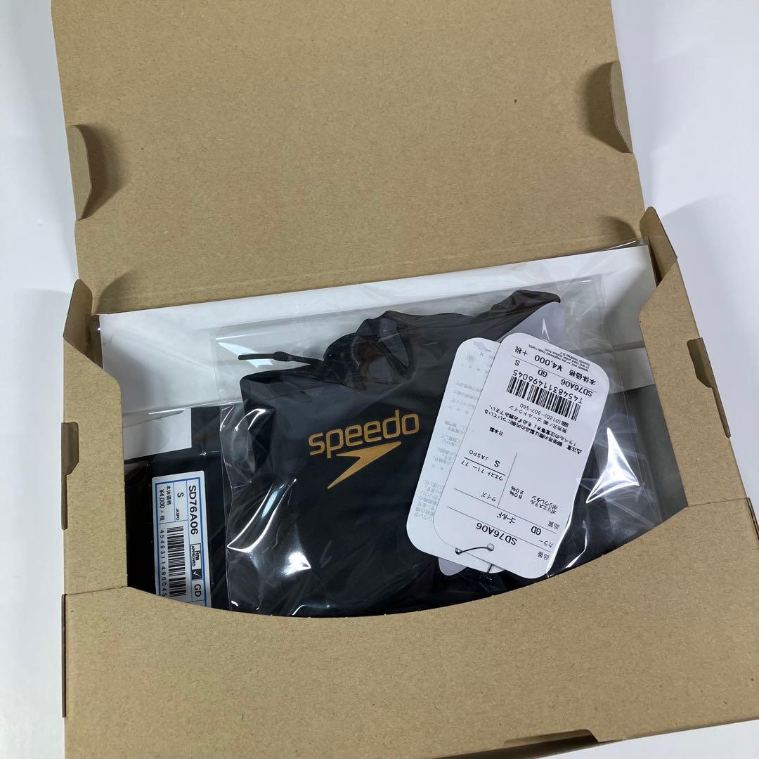 【新品Sサイズ】 speedo/スピード メンズ競泳水着 競パン：GD ゴールド