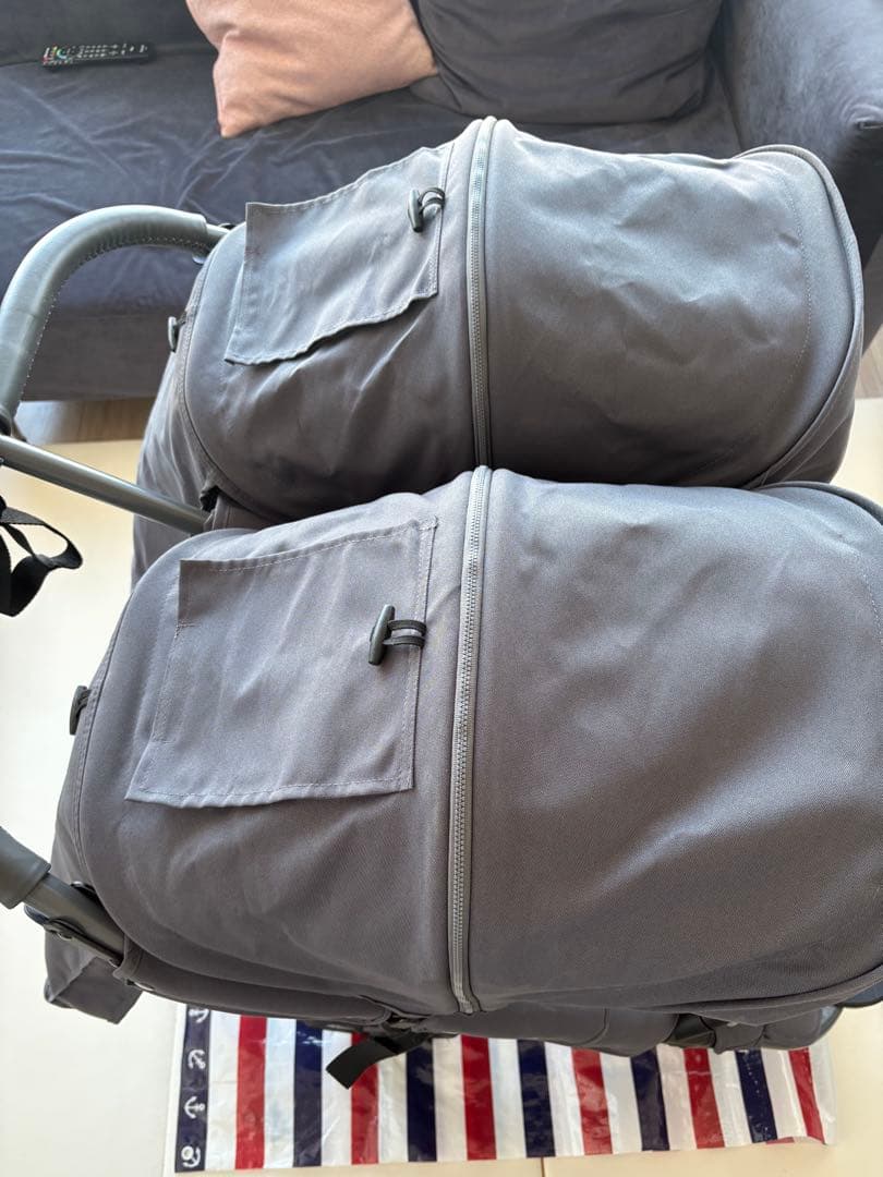 美品 エアバギー ココダブル 2025年購入 マット付き