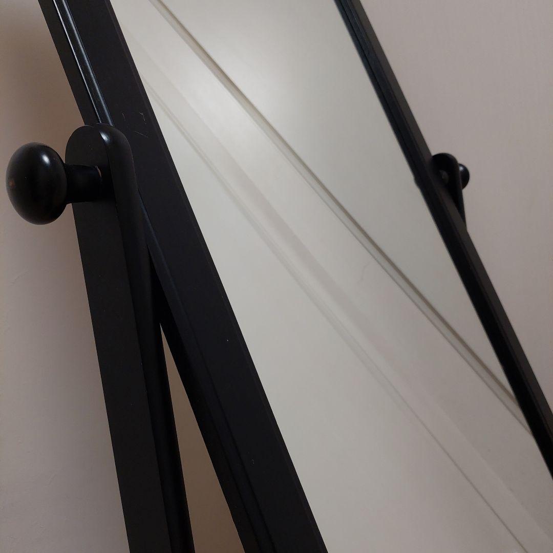 昭和レトロ　ヴィンテージ　大型　姿見鏡　全身鏡　木製フレーム