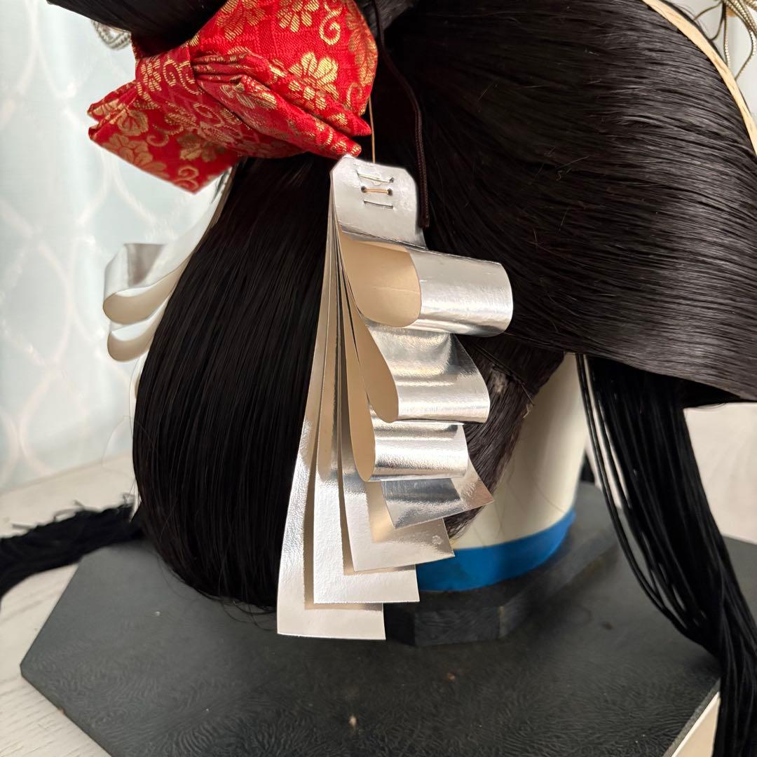 【昭和レトロ 】婚礼用かつら 美容師プロ用 ケース付 和装 日本髪 花嫁道具