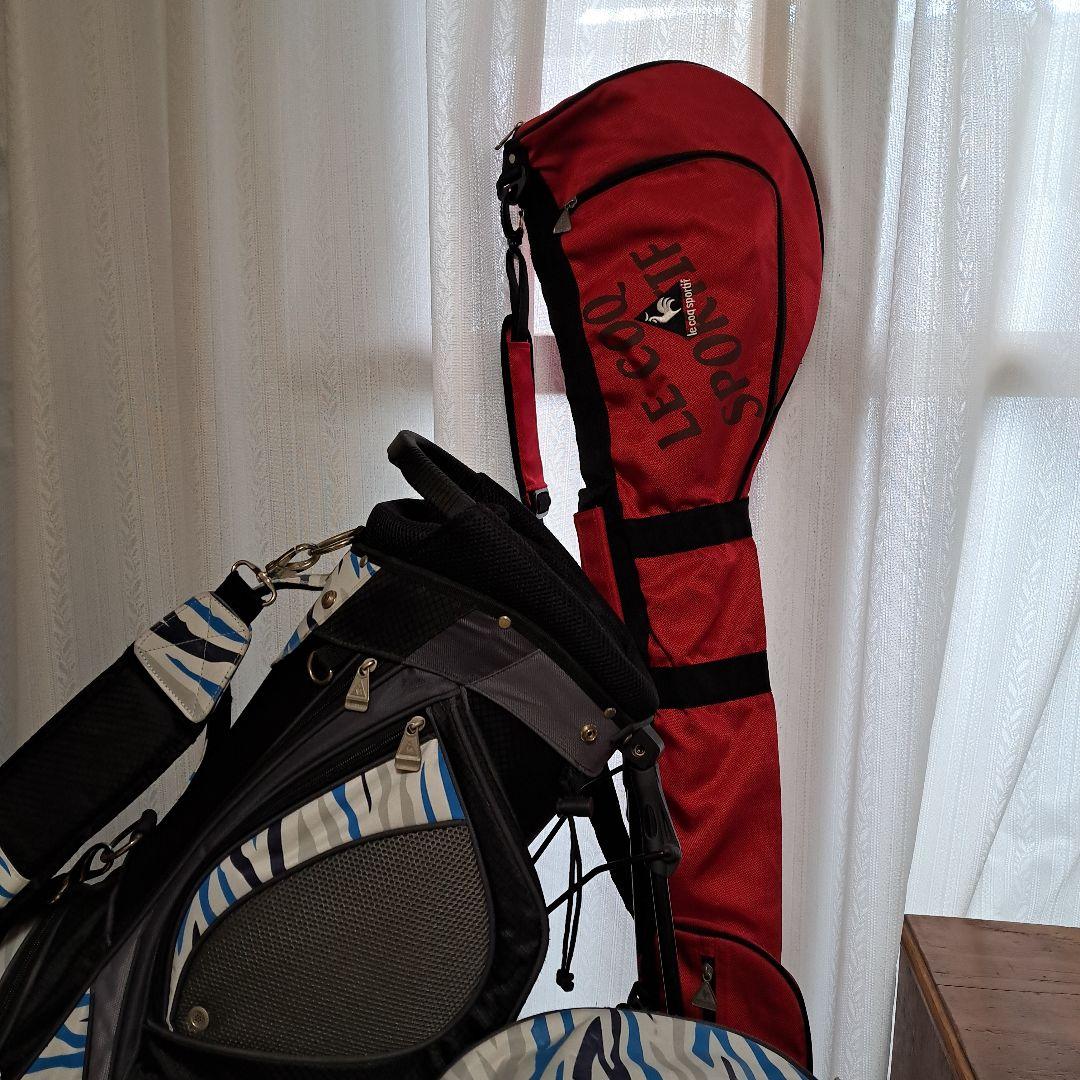 ルコックスポルティフキャディバッグスタンド式とセルフ用ショルダーバック