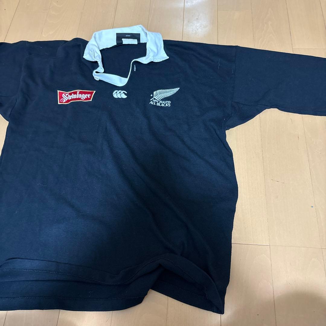 Canterbury ラガーシャツ Mサイズ ネイビー