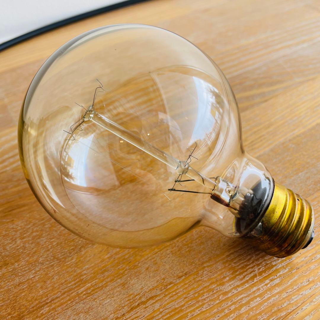 【美品】インダストリアル ペンダントライト 黒×真鍮調 直径22cm