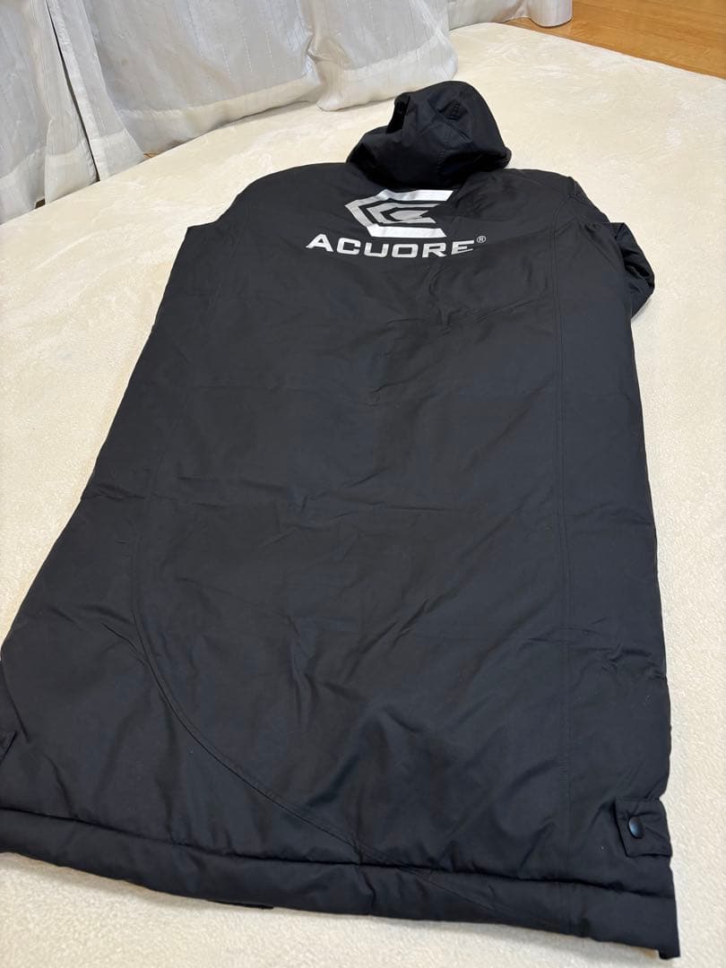 美品✨ACUOREアクオレ 黒 ロングベンチコート　L