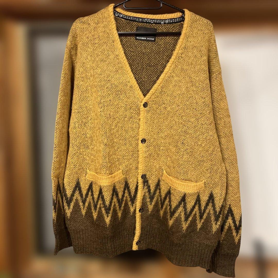 number nine ナンバーナイン モヘヤ カーディガン 2