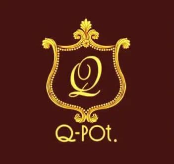 計2点  × Q-pot. スノードーム Black White