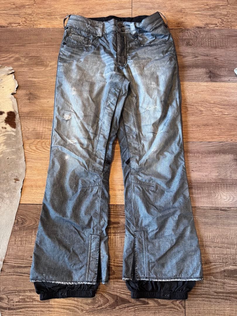 BURTON スノーボードパンツ GORE-TEX デニムプリント