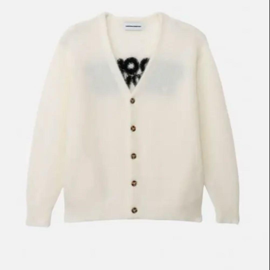 【GOD ONLY KNOWS】BACK LOGO MOHAIRCARDIGAN