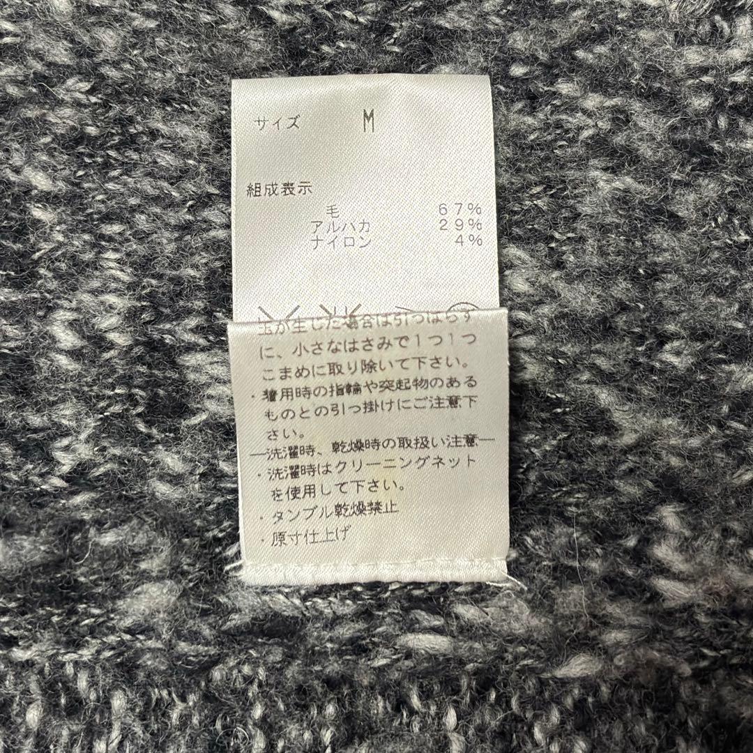 theory ラムスキンシボ革ダブルライダースジャケット　レイヤードニット付き