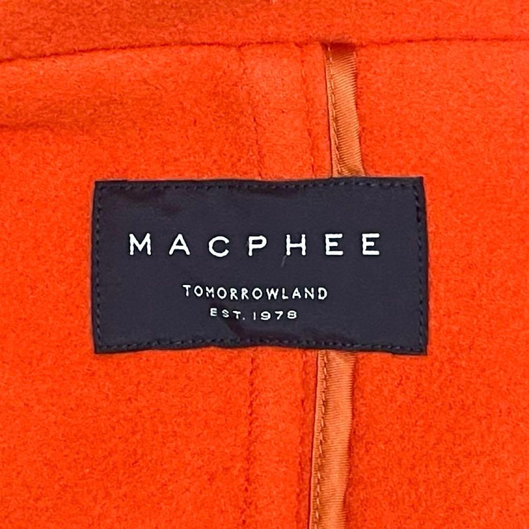 マカフィー トゥモローランド ダッフルコート ロング コート オレンジ 36