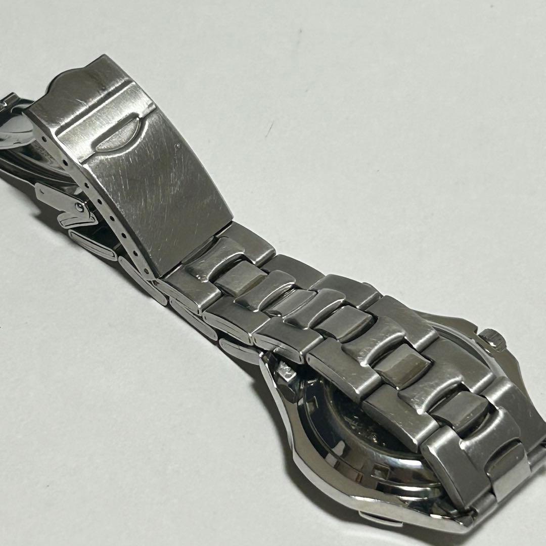 稼働 SEIKO5 セイコー5 裏スケ 自動巻き 白文字盤 23石 腕時計
