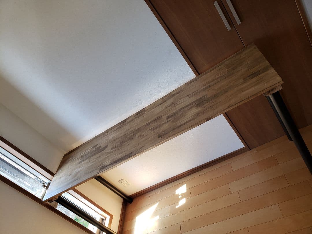 180カウンターテーブル　ロング　机　ウォールナットデスク　アンティーク