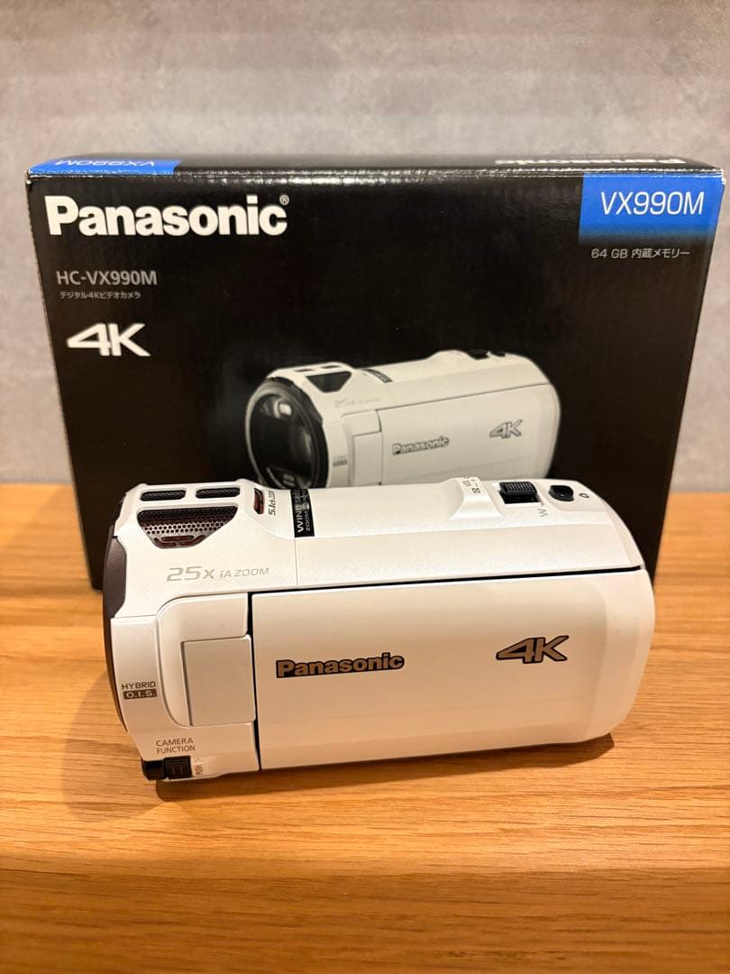 panasonic vx990Ｍ　4Kビデオカメラ 付属品全てあり