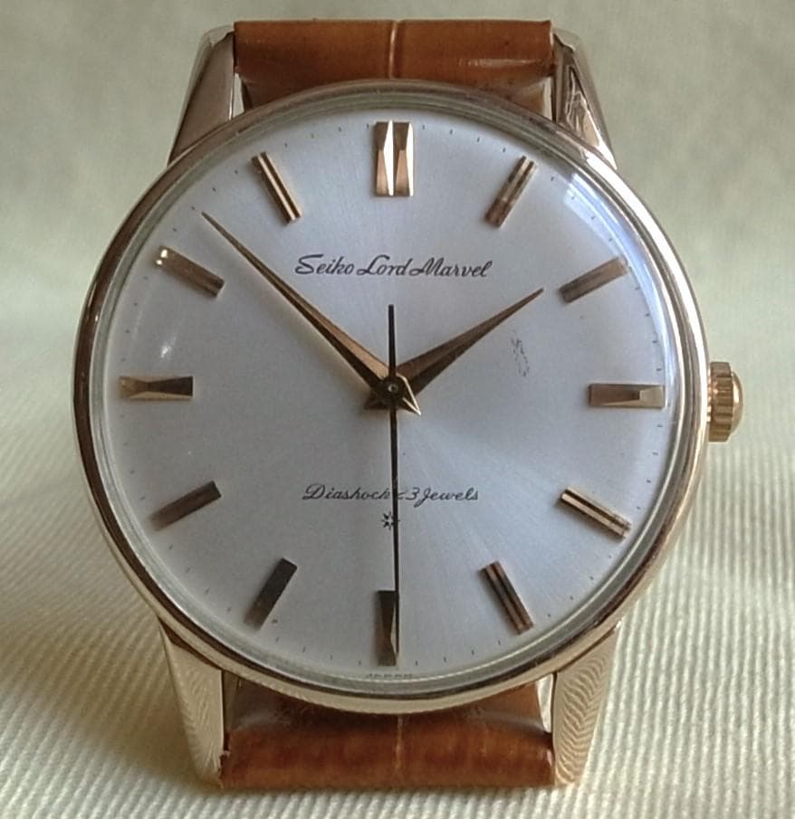 ※SEIKO-LORDMARVEL 23石　手巻きメンズ腕時計O・H済み※