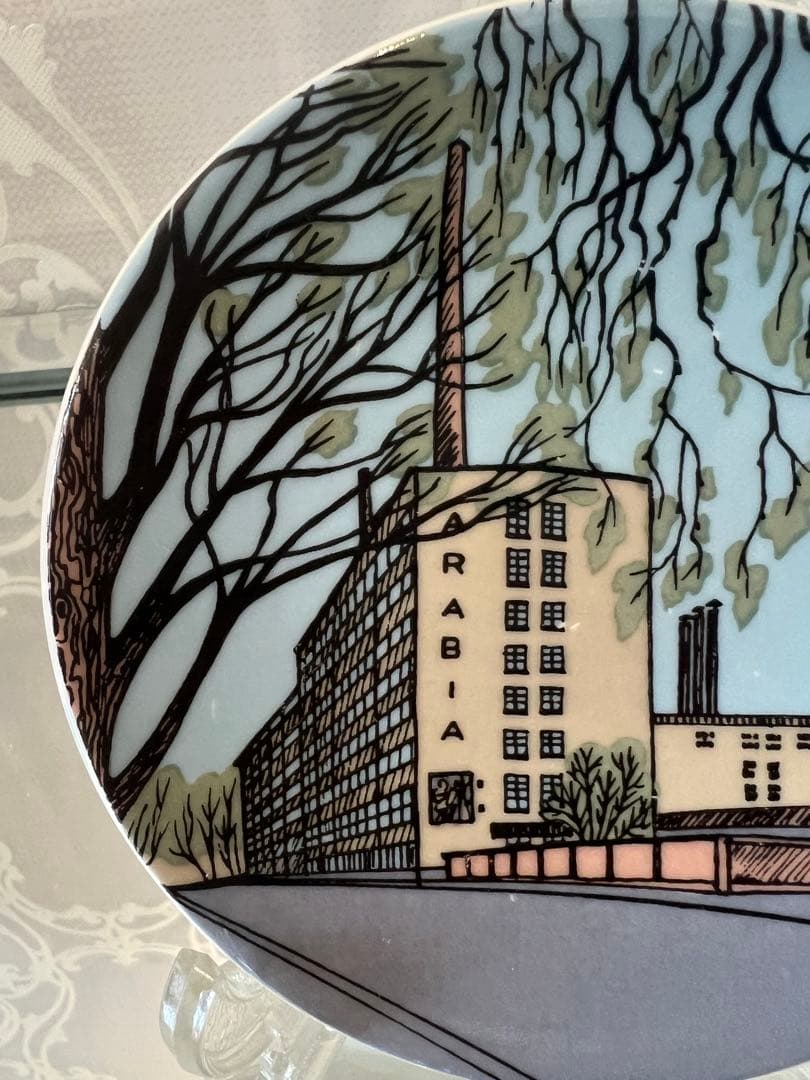 【①希少　アラビア　工場見学　ファクトリー　ビジット　プレート】