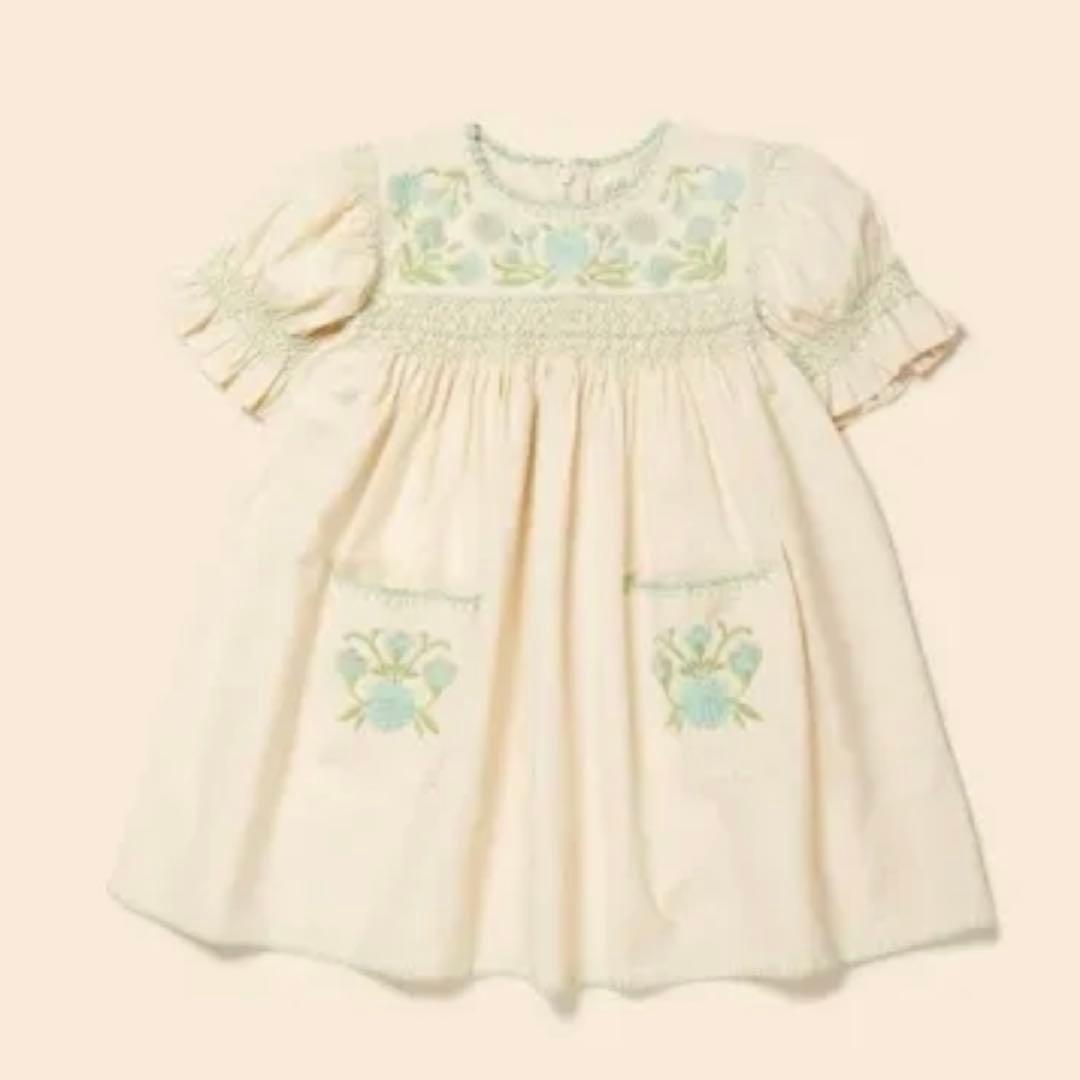 Apolina Dora Dress / Milk（size：3-5y）