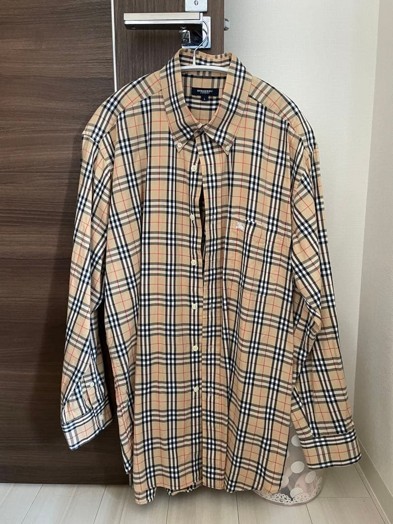 BURBERRY チェック柄 長袖シャツ L ノバチェック