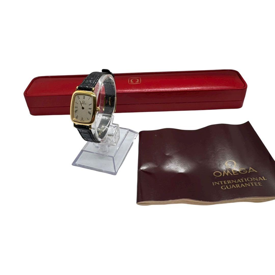 オメガ OMEGA デビル 腕時計 レディース De Ville 未稼働品 QZ