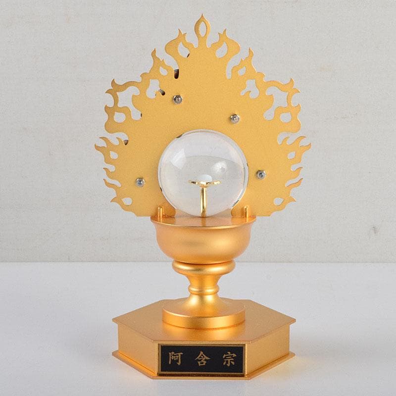 ヒデ　仏教美術　阿含宗　二大龍王守護　如意宝珠御宝塔　共箱　C　8890