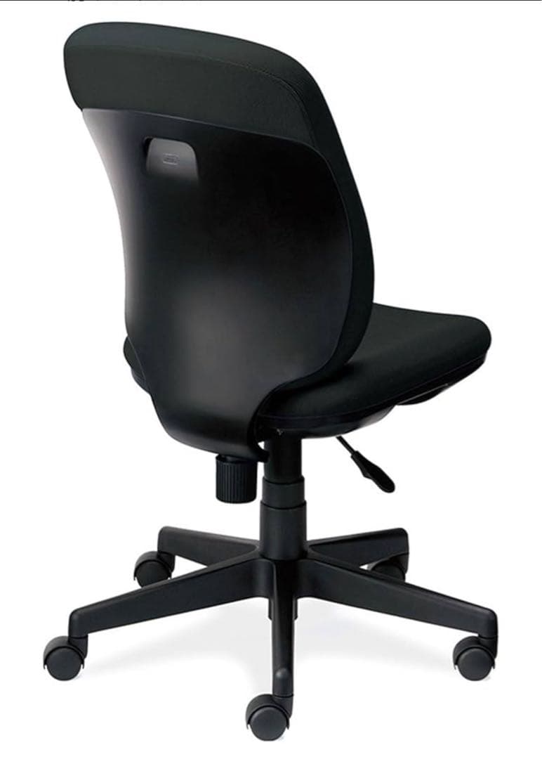 【美品】PLUS オフィスチェア ブラック ハイバック肘なし（KC-K63SL）