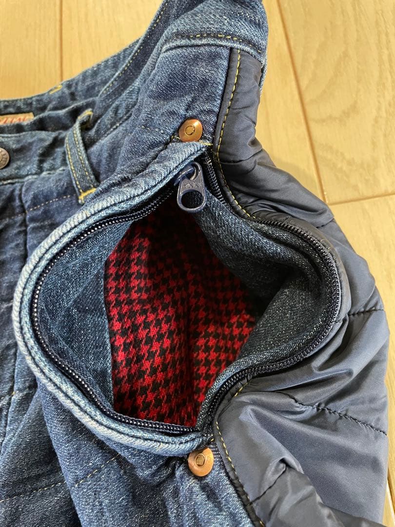 キャピタル KAPITAL パンツ (デニム × ダウン) サイズ 3 L