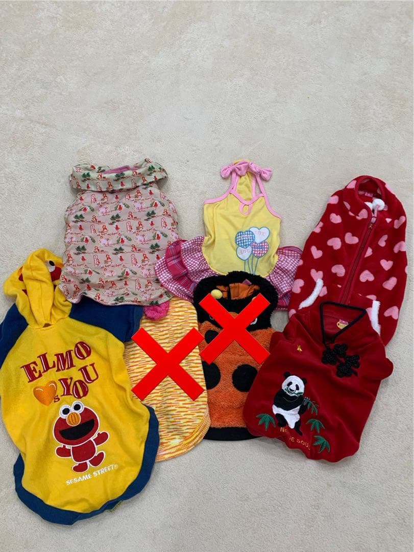 犬用 ペット用 服 5枚 セット まとめ売り 小型犬