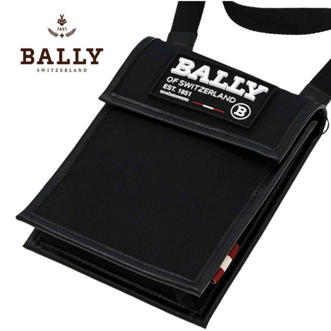 新品同様 BALLY スマホコンパクトショルダー ユニセックス