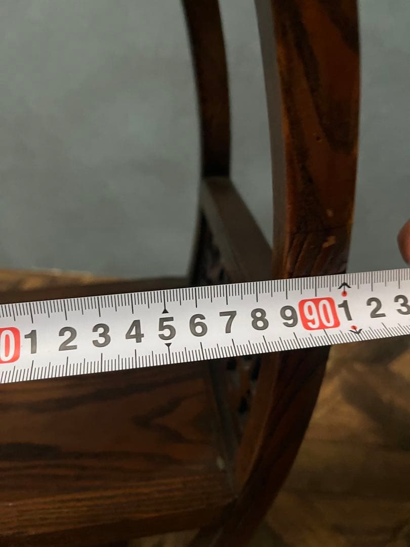 ks＊和 丸 民芸調 﨔 両面 飾り棚 茶棚 インテリア 昭和レトロ